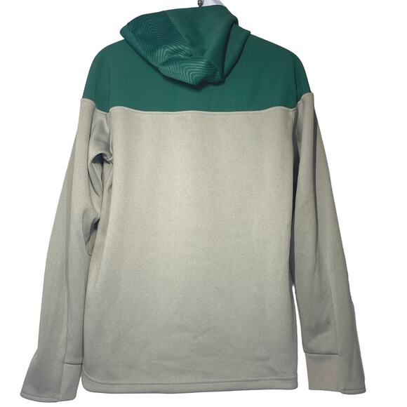 Adidas Athletics Id Amp Green Gray Hoodie men sz M - Picture 3 of 9